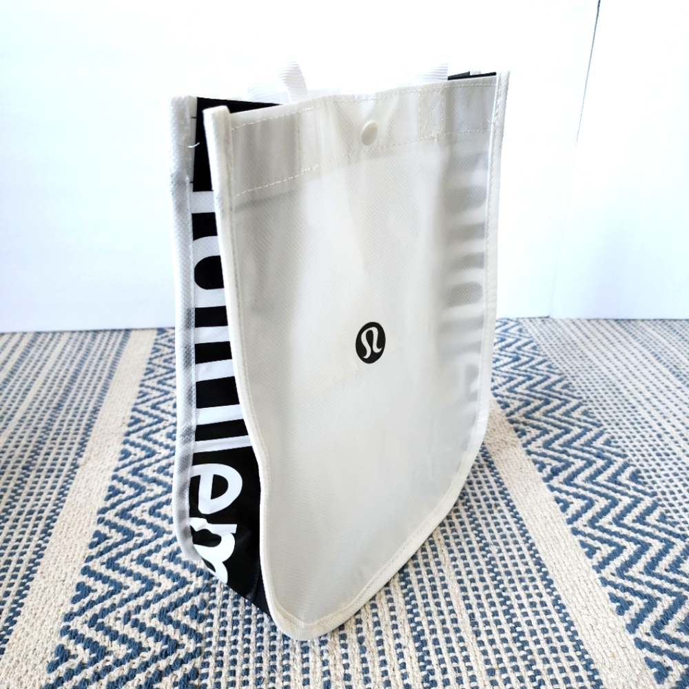 Lululemon tote shopping bag white